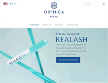 Tablet Screenshot of orphica.com
